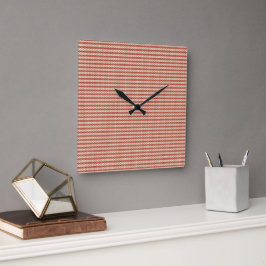 Vorbereitung auf das Schuljahr - Geometrisches Des Quadratische Wanduhr