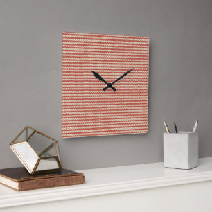 Vorbereitung auf das Schuljahr - Geometrisches Des Quadratische Wanduhr