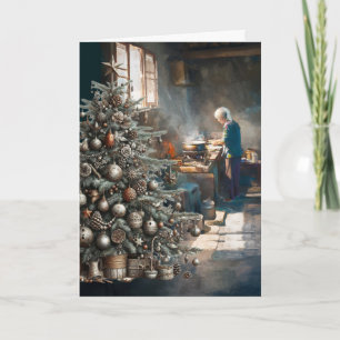 VORBEREITUNG AUF DAS WEIHNACHTSESSEN KARTE