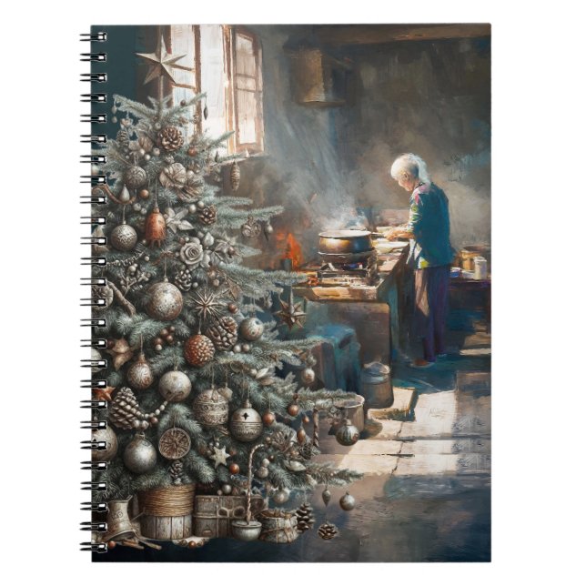 VORBEREITUNG AUF DAS WEIHNACHTSESSEN NOTIZBLOCK (Vorderseite)