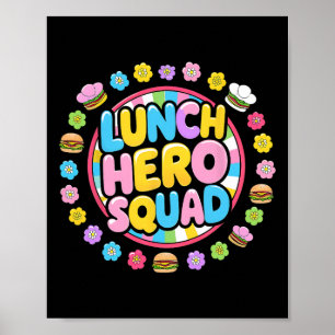 Vorbereitung auf das Zurück zur Schule-Mittagessen Poster