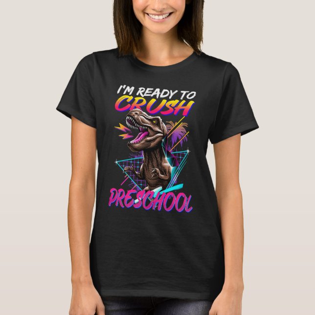 Vorbereitung auf den Abriss von Dinosaurier in der T-Shirt (Vorderseite)