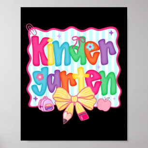 Vorbereitung auf den Kindergarten im Prep-Stil, Co Poster