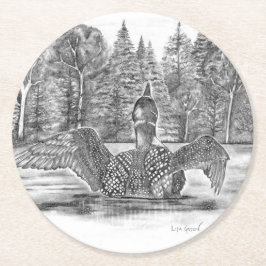 Vorbereitung auf den Start Runder Pappuntersetzer