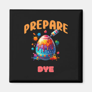 Vorbereitung auf die Färbung von feuchtem Ostereie Magnet