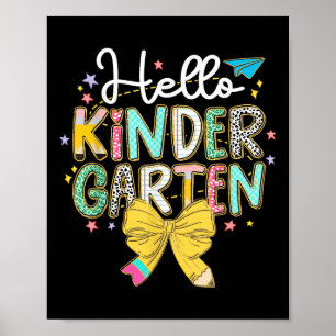Vorbereitung auf die Hello-Kindergarten-Lehrerin C Poster