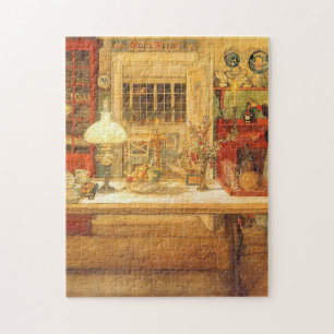 Vorbereitung auf ein Kartenspiel von Carl Larsson