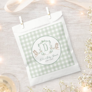 Vorbereitung auf Südstaaten-Babyshower für Babyjun Geschenktütchen