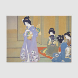Vorbereitung auf Tanz durch Uemura Shoen Seidenpapier