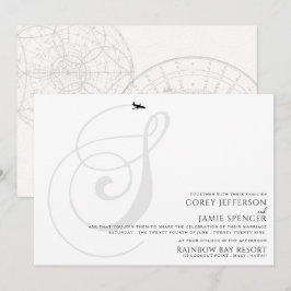 Vorbereitung für den Start der ersten Hochzeit Einladung