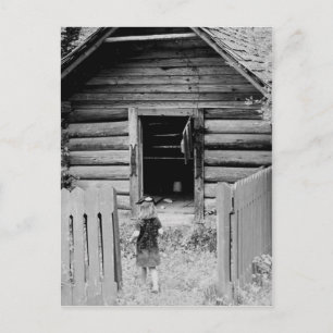 Vorbereitung für die Frühjahrsreinigung Postkarte