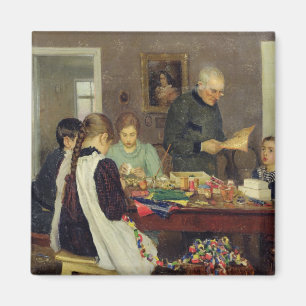 Vorbereitung für Weihnachten, 1896 Magnet