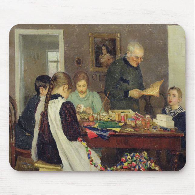 Vorbereitung für Weihnachten, 1896 Mousepad (Vorne)