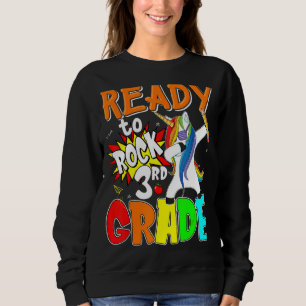 Vorbereitung zum Rock 3. Grade Dabbing Einhorn zur Sweatshirt