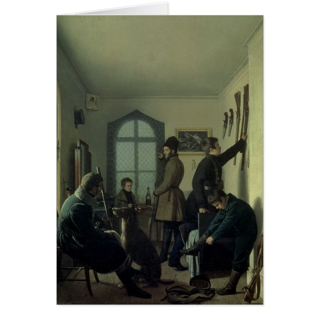 Vorbereitungen für Jagd, 1836 (Vorne)