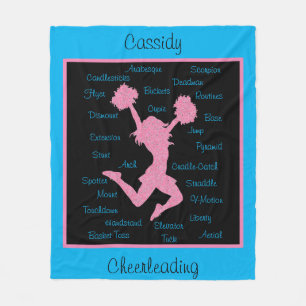 Vorbildliche Begriffe Typografie Pink Blue Fleecedecke