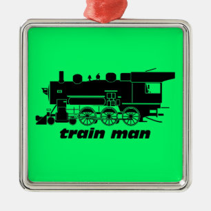 vorbildliches railroading ornament aus metall