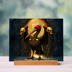 Vorboter des Goldenen Tors Der nächtliche Pelikan Acrylschild