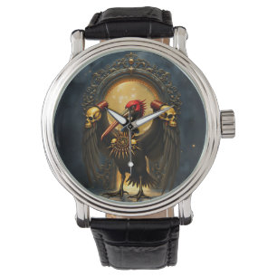 Vorboter des Goldenen Tors Der nächtliche Pelikan Armbanduhr