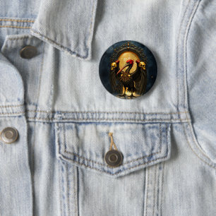 Vorboter des Goldenen Tors Der nächtliche Pelikan Button