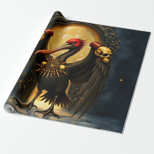 Vorboter des Goldenen Tors Der nächtliche Pelikan Geschenkpapier