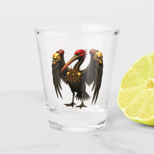 Vorboter des Goldenen Tors Der nächtliche Pelikan Schnapsglas