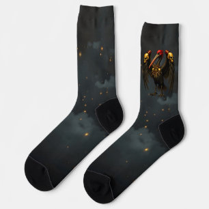 Vorboter des Goldenen Tors Der nächtliche Pelikan Socken