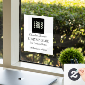 Vordefinierte Textnamenklammer Fensteraufkleber