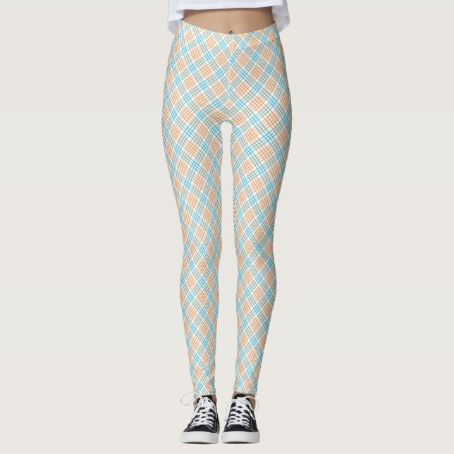 Vorder- und Rückansicht von Leggings mit einem bla (Vorderseite)