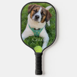 Vorder- und Rückseite des Fotos Personalisiert hin Pickleball Schläger