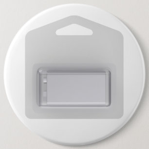 Vorderansicht der 9V-Batterie in Blisterpackung Button
