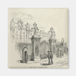 Vorderansicht des Buckingham Palace Magnet