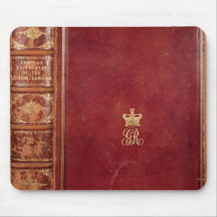 Vordere Abdeckung von Johnsons Wörterbuch Mousepad
