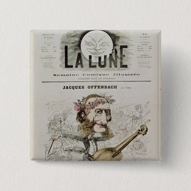 Vordere Abdeckung von 'La Lune Button (Vorderseite)