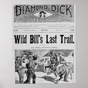 Vordere Abdeckung von "wilden Bills letzter Spur", Poster