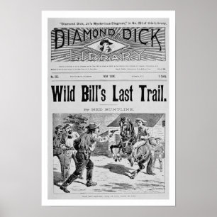 Vordere Abdeckung von "wilden Bills letzter Spur", Poster