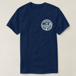 Vordere Ecke der Nesset-Karten T-Shirt