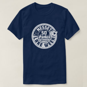 Vordere Mitte der Nesset-Karten T-Shirt