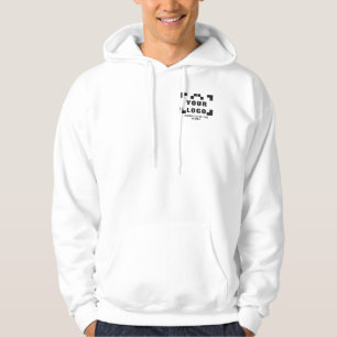 Vordere Tasche +optionale Rückseite, Business-Logo Hoodie