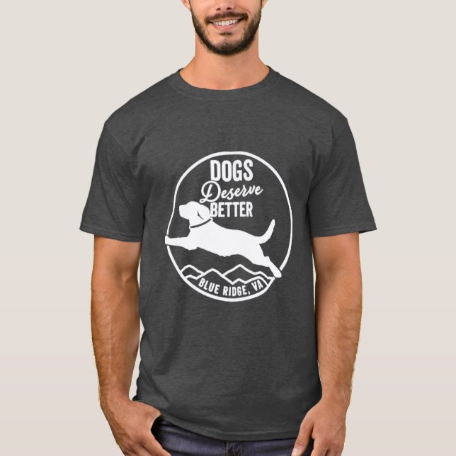 Vordere Vorderseite des weißen Logos der Unisex-Sh T-Shirt (Vorderseite)