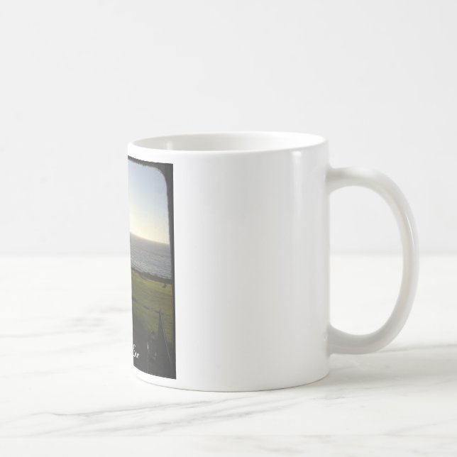 Vorderer Rasen bei Esalen, großes Sur Kaffeetasse (Rechts)