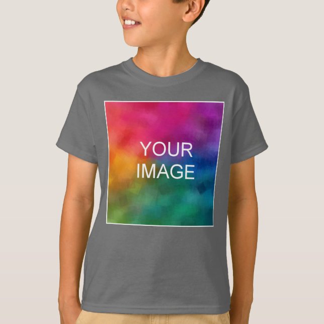 Vorderes Design Hinzufügen von Bildrauchen-Grey-Vo T-Shirt (Vorderseite)