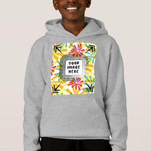 Vorderes Design Hinzufügen von Boxen für Bildvorla Hoodie