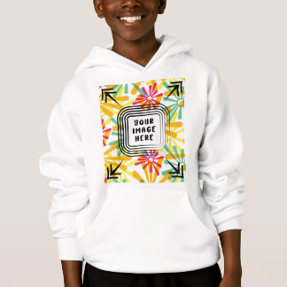 Vorderes Design Hinzufügen von Boxen mit weißer Vo Hoodie