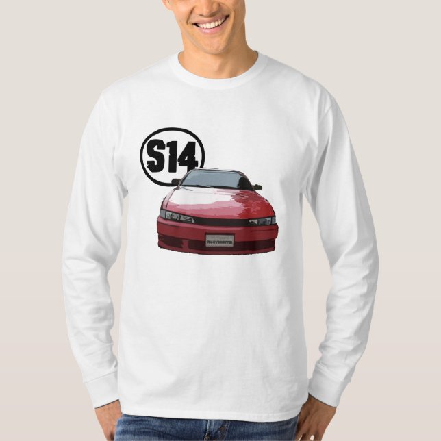 Vorderes langes Shirt der Hülse S14 (Vorderseite)