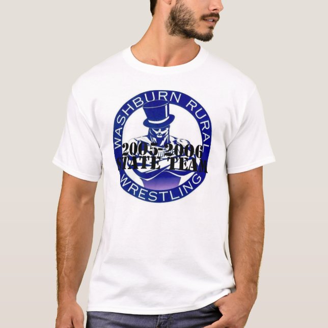Vorderes-washburn ländliches DES STAATS-SHIRTS T-Shirt (Vorderseite)