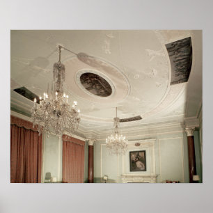 Vorderes Wohnzimmer, 1775 Poster
