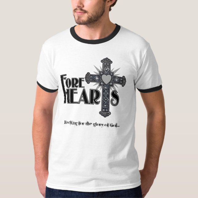 Vorderherz-Wecker-T-Shirt T-Shirt (Vorderseite)