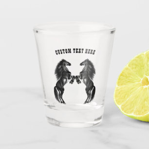 Vorderpferde Schießglas mit benutzerdefiniertem Te Schnapsglas