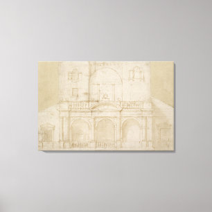 Vorderseite: Architektonische Gestaltung (Landhaus Leinwanddruck